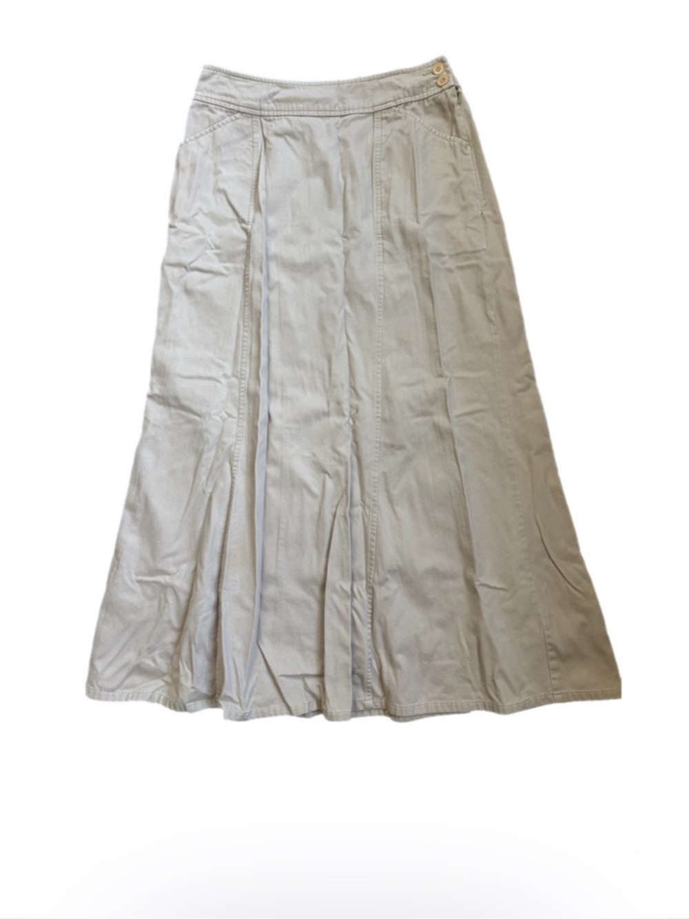 Pendleton Women's maxi khaki Long A-Line Panel Skirt
